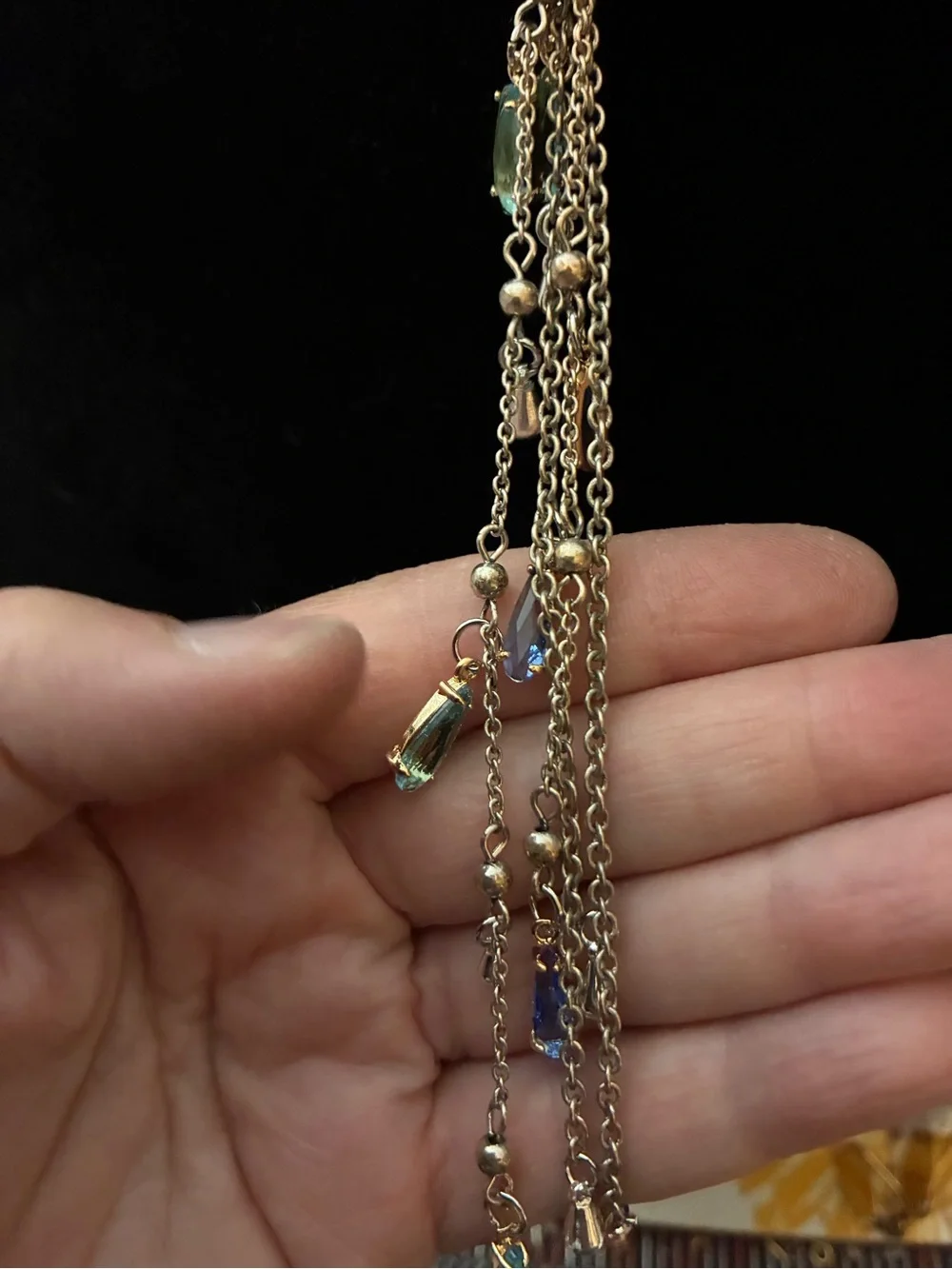 Handmade upcycled necklace from Avon and west Germany necklace - Picture 4 of 4